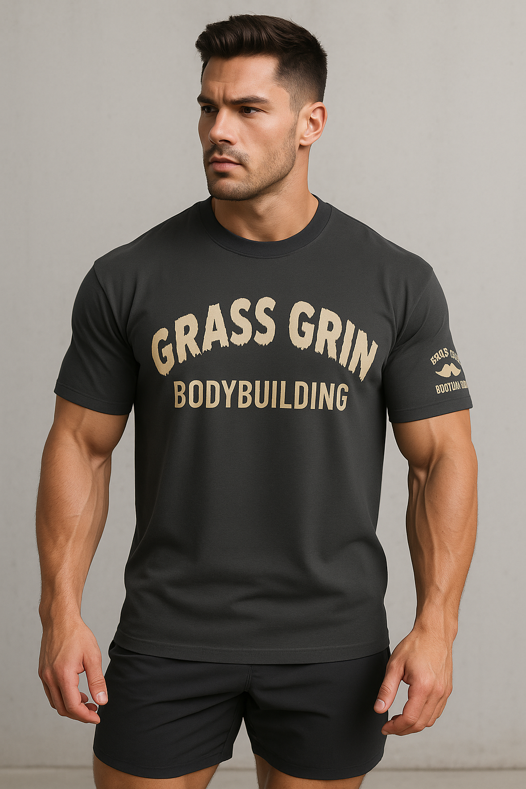 Oversized faded t-shirt-TALES FROM THE GYM
