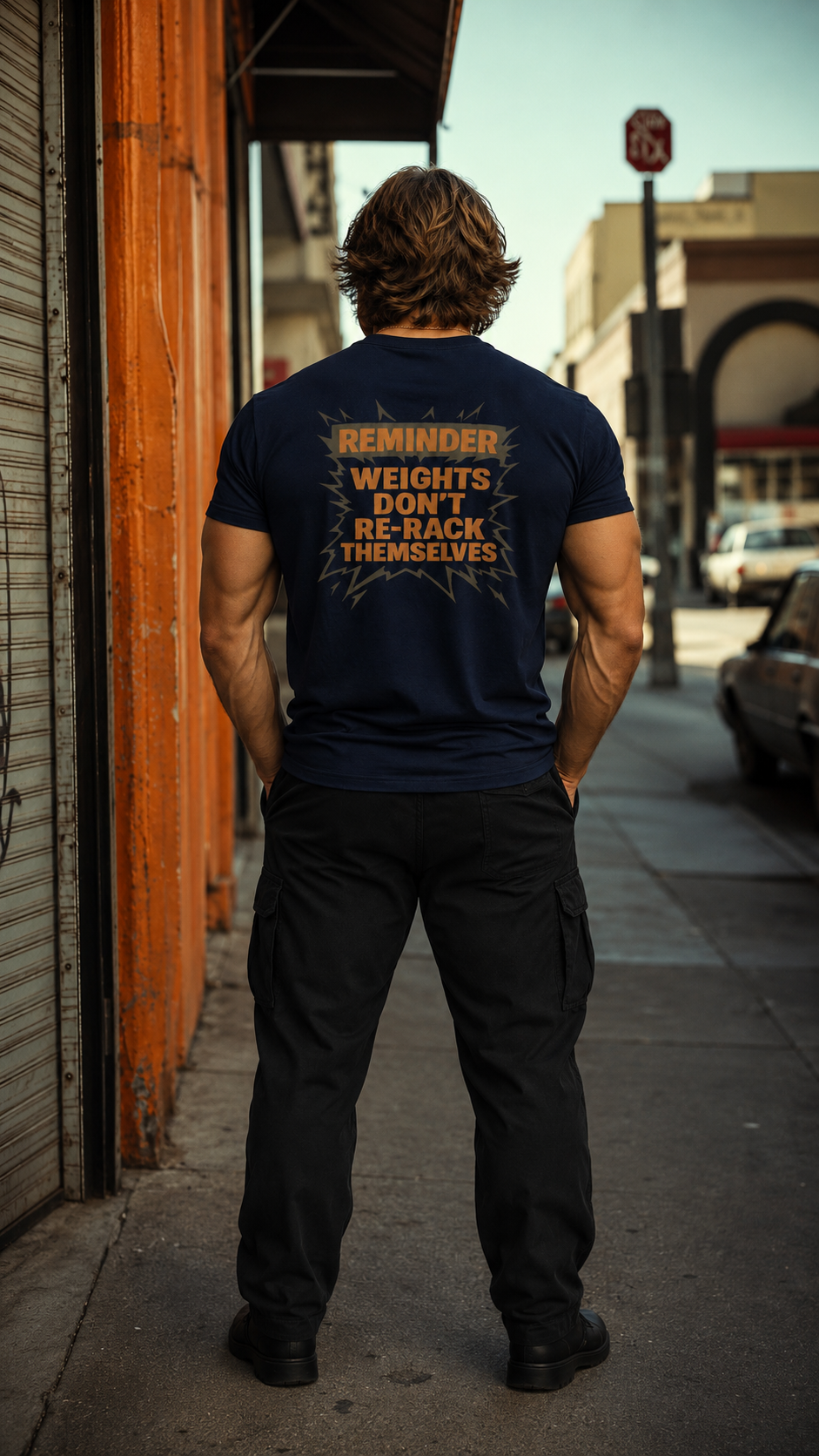 Short-Sleeve Unisex T-Shirt-RE-RACK WEIGHTS