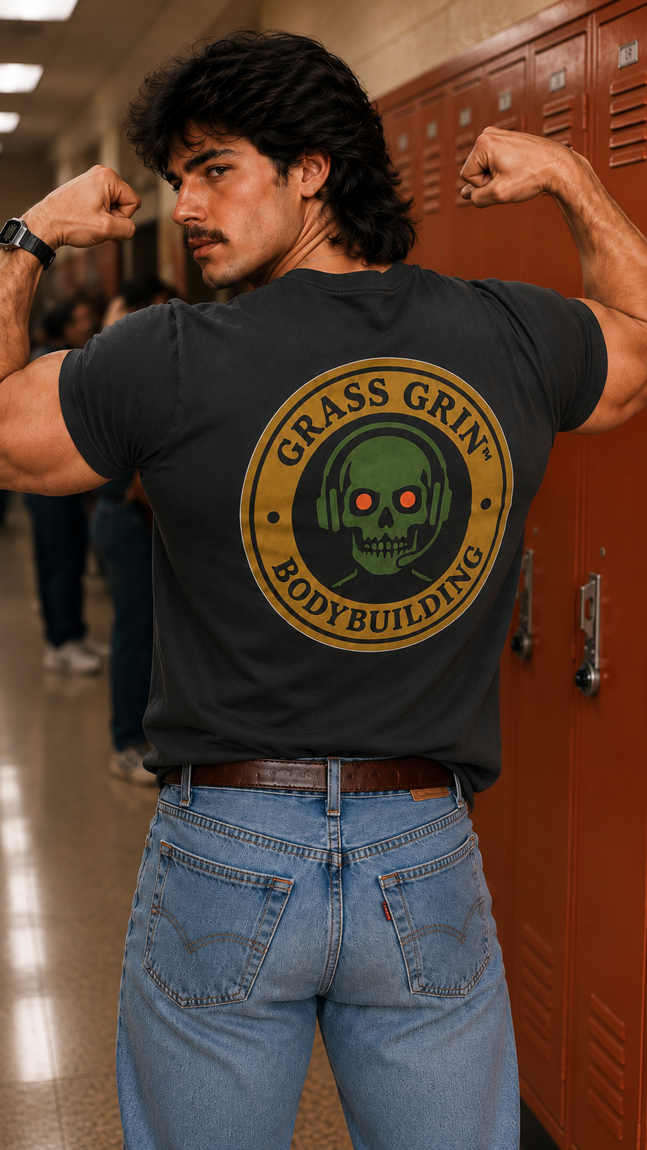 gamer skull-oversized fit