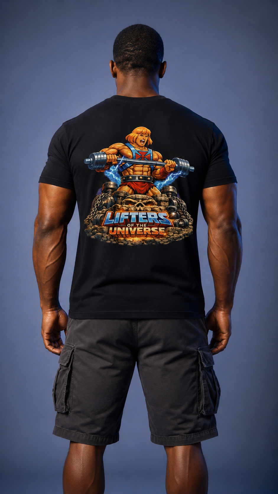 LIFT THE UNIVERSE-PUMP COVER high neck t-shirt
